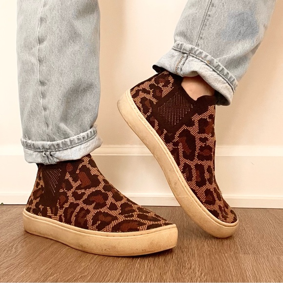Rothy's Shoes - Rothys Limited Edition Wildcat Print Chelsea Boots